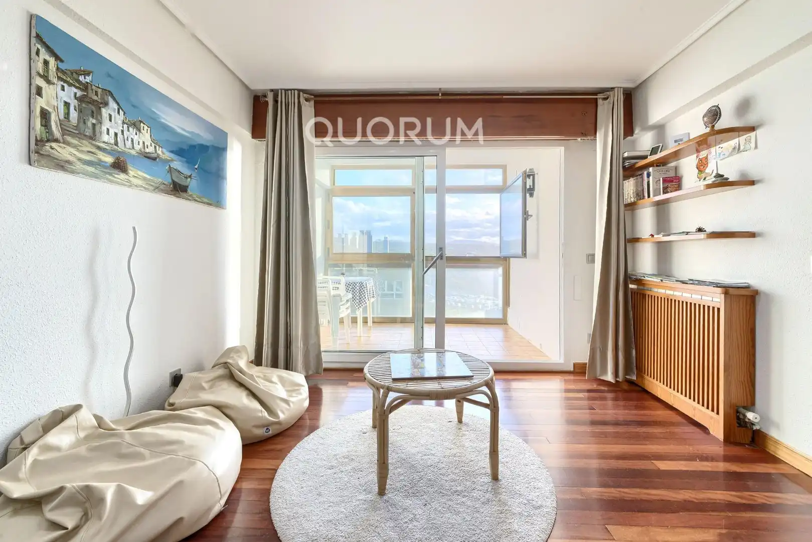 Sala de estar de Piso en venta en Sopela con Calefacción, Terraza y Trastero