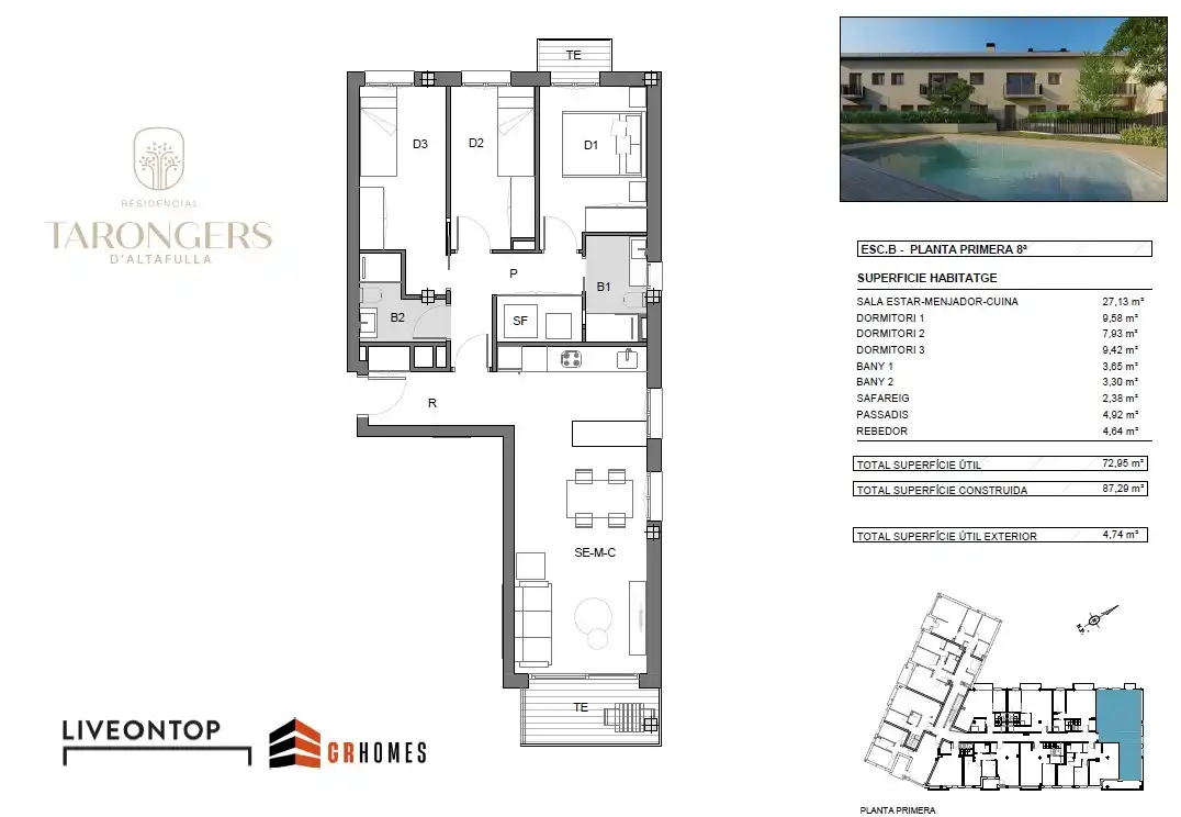 Flat for sale in Altafulla  with Air Conditioner, Heating and Storage room