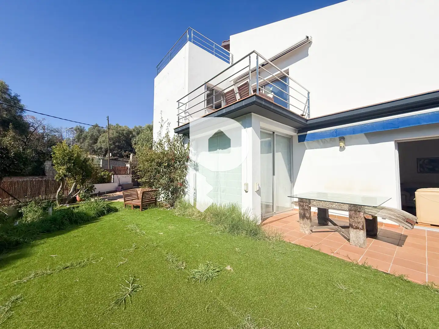 Garden of Houses for sale in Castelldefels  with Air Conditioner, Heating and Terrace