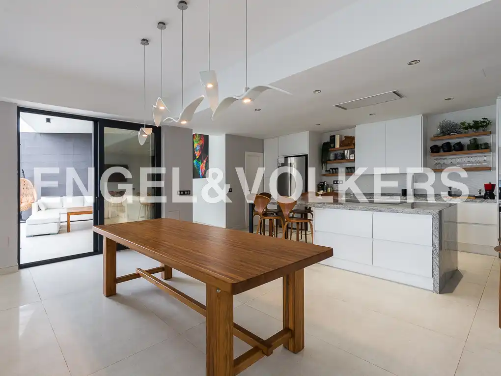 Cocina de Casa o chalet en venta en Cullera con Aire acondicionado, Calefacción y Jardín privado
