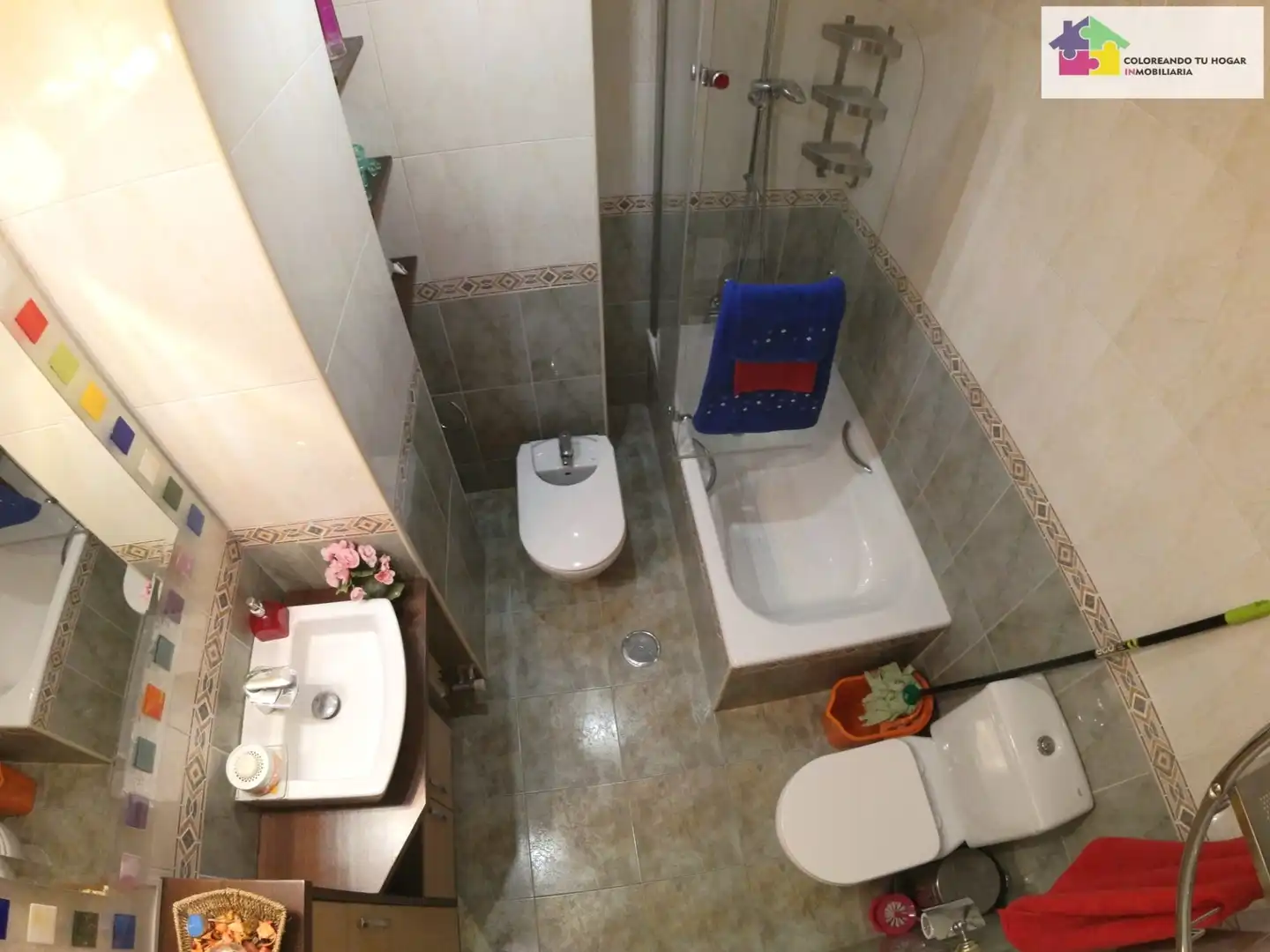 Badezimmer von Wohnung zur Miete in León Capital  mit Heizung, Parkett und Terrasse