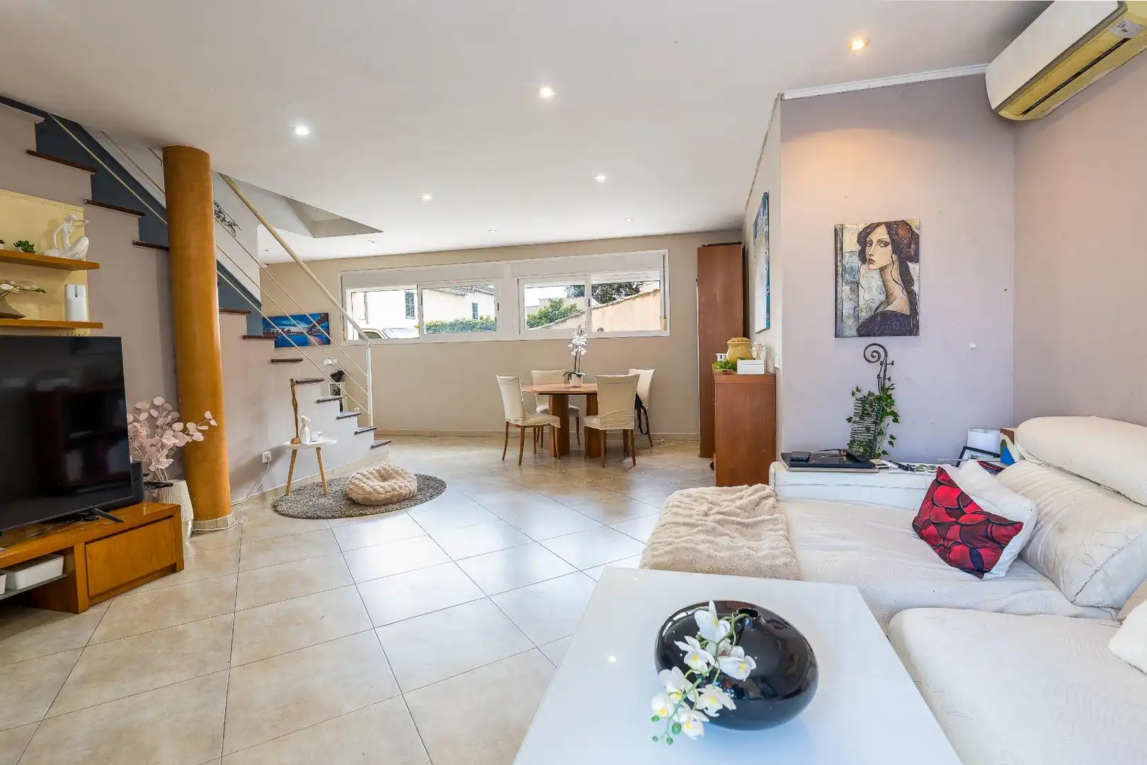 Sala de estar de Casa o chalet en venta en  Palma de Mallorca con Aire acondicionado, Calefacción y Jardín privado
