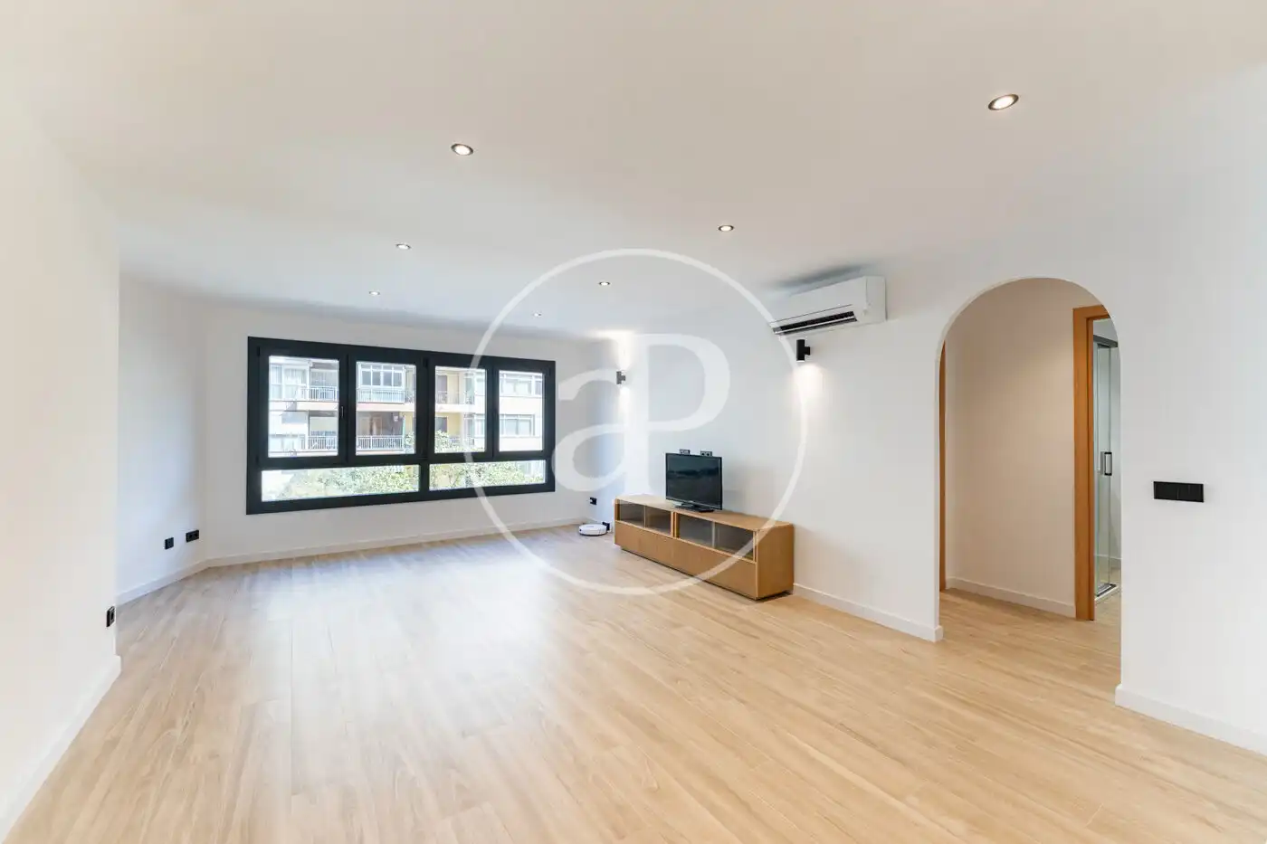 Wohnzimmer von Wohnung zur Miete in  Palma de Mallorca mit Klimaanlage, Heizung und Haustiere erlaubt