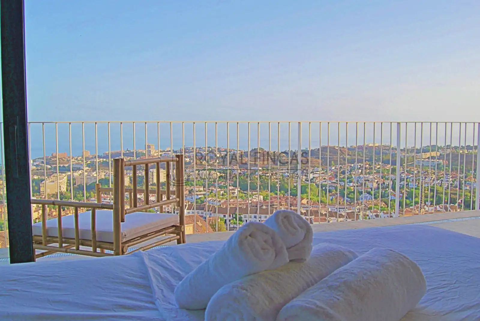 Bedroom of Detached homes for sale in Benalmádena  with Air Conditioner, Terrace and Swimming Pool