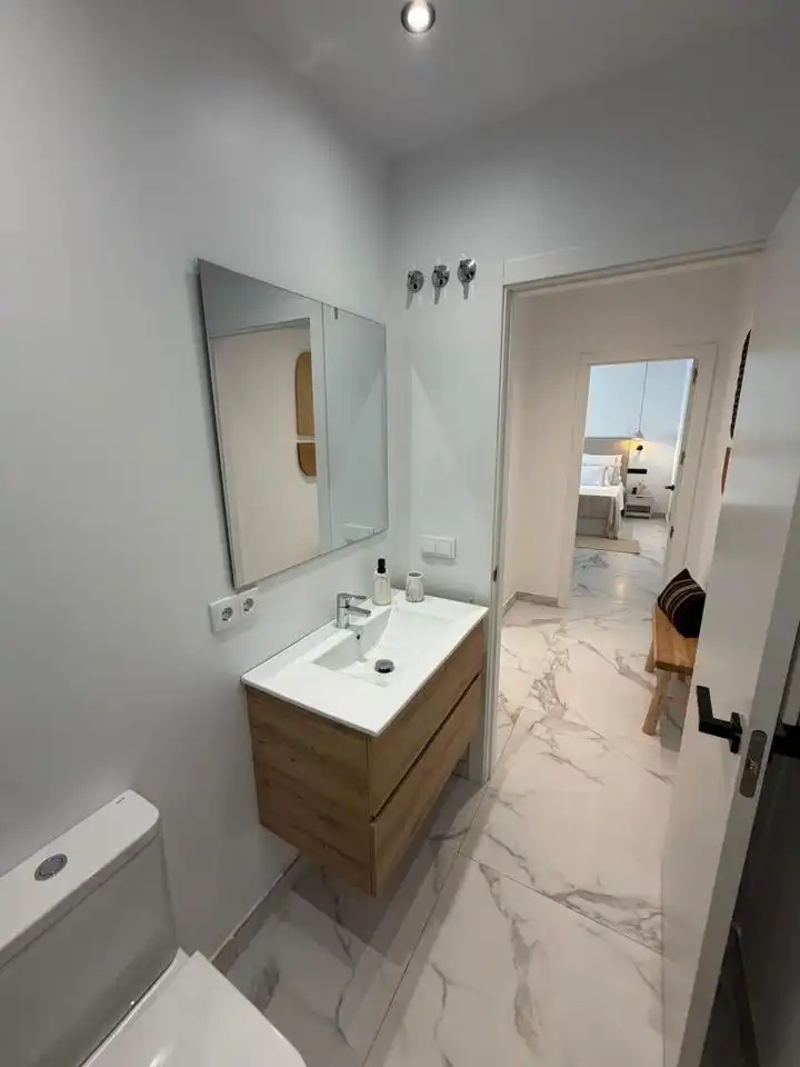 Bathroom of Flat for rent in Cádiz  with Air Conditioner, Furnished and Pets allowed