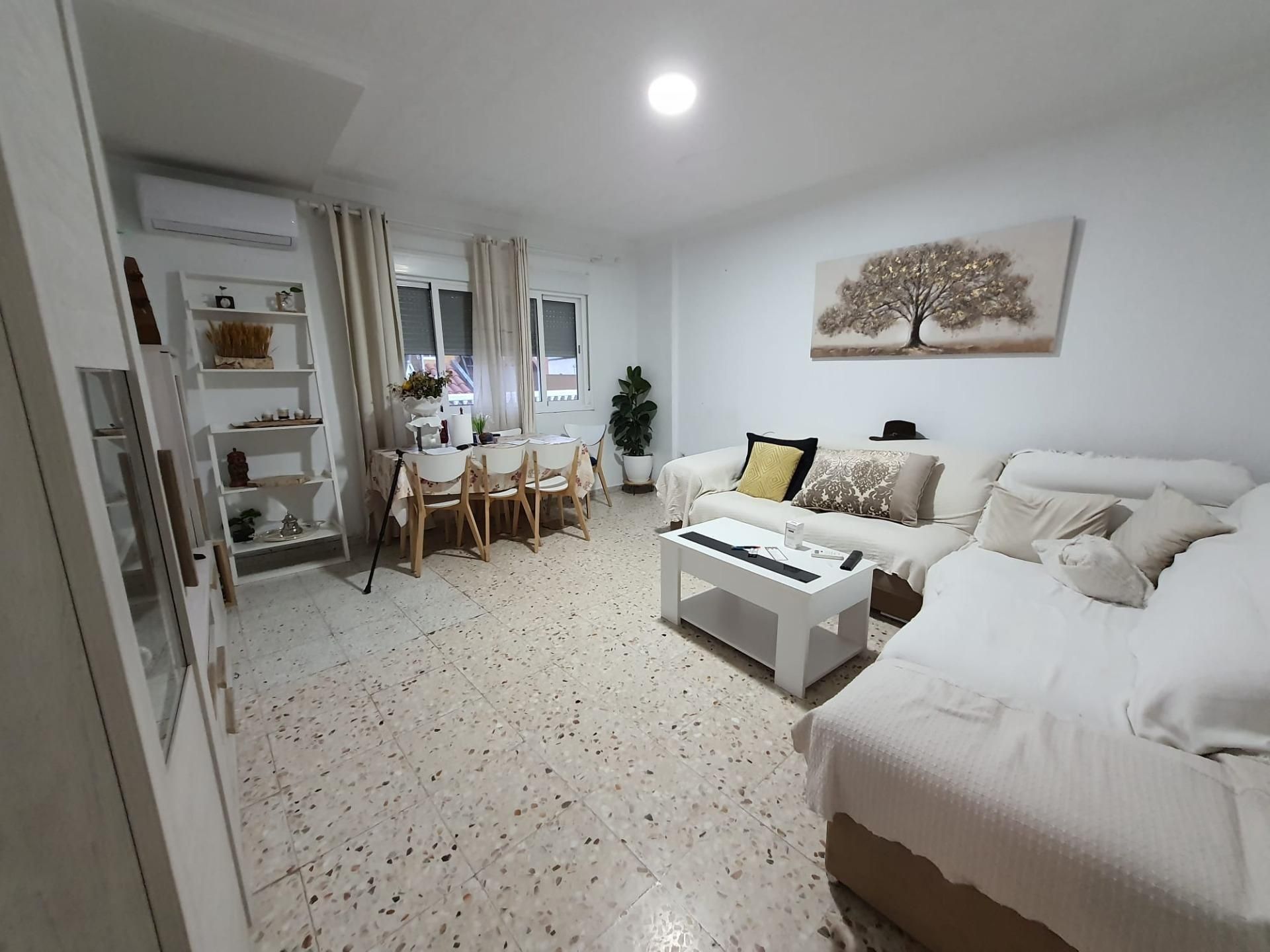 Living room of Apartment for sale in Badajoz Capital  with Air Conditioner, Heating and Terrace