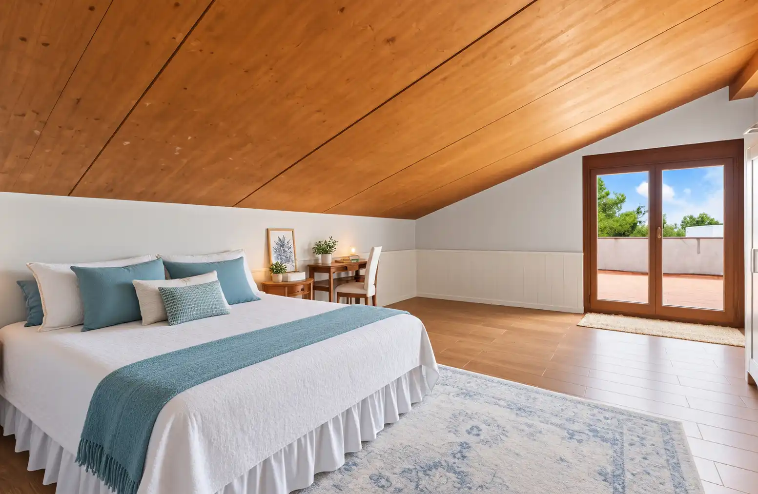 Bedroom of Houses for sale in Cervià de Ter  with Air Conditioner, Heating and Private garden
