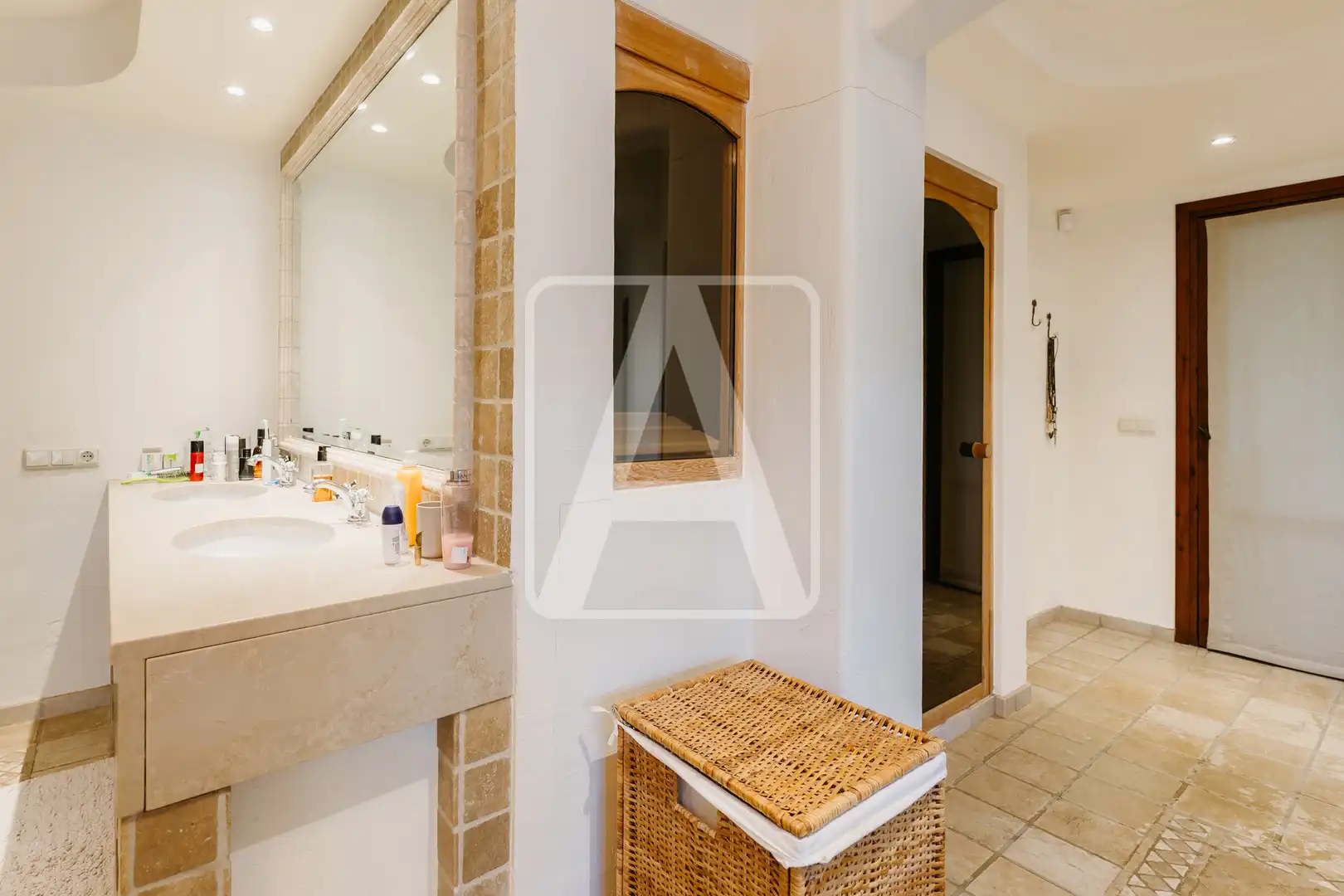 Baño de Finca rústica en venta en Benissa con Aire acondicionado, Calefacción y Jardín privado