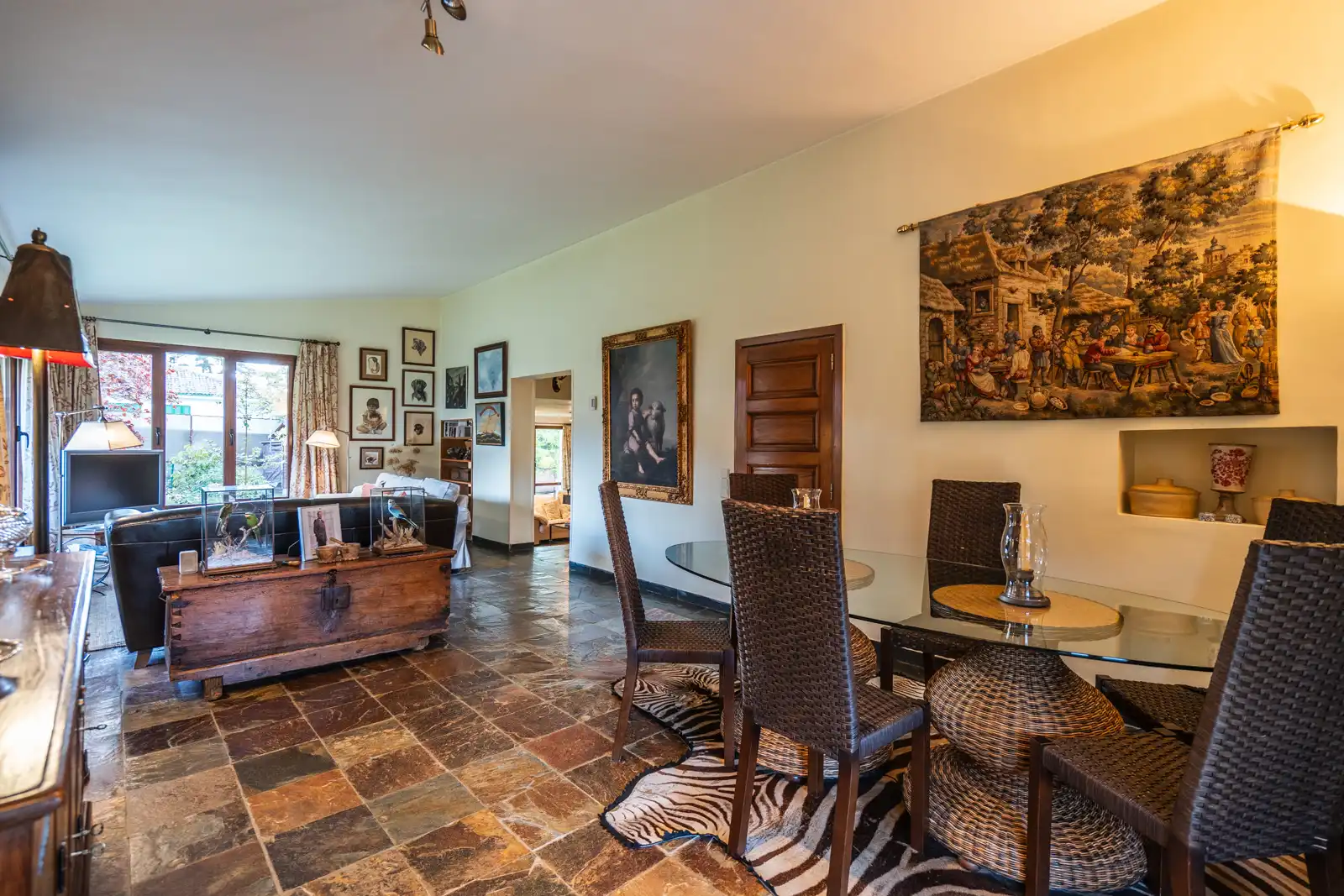 Dining room of Houses for sale in El Espinar  with Heating, Private garden and Terrace