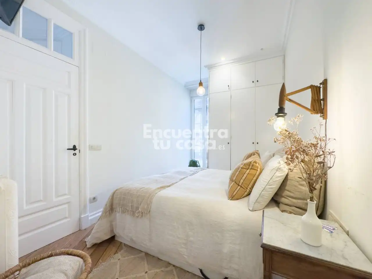 Schlafzimmer von Wohnung zum Verkauf in Donostia - San Sebastián  mit Klimaanlage, Heizung und Möbliert