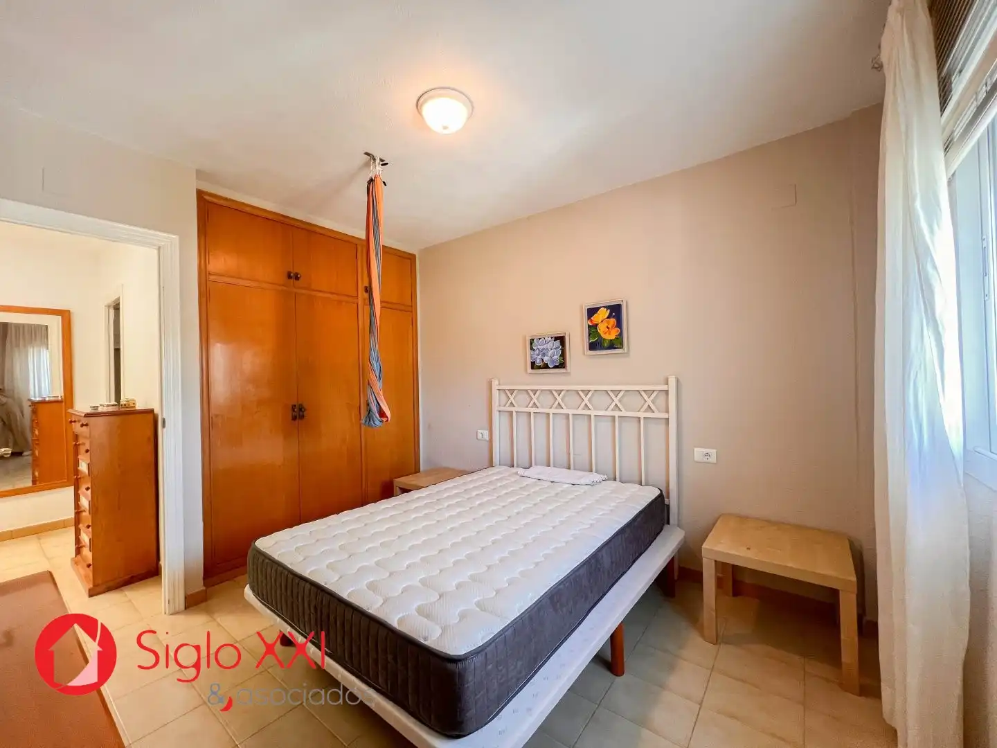 Schlafzimmer von Einfamilien-Reihenhaus zum Verkauf in Castellón de la Plana / Castelló de la Plana mit Klimaanlage, Heizung und Terrasse