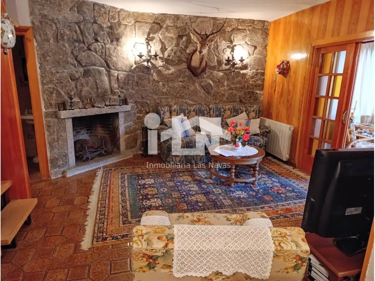Sala de estar de Casa o chalet en venta en Peguerinos con Calefacción, Jardín privado y Terraza
