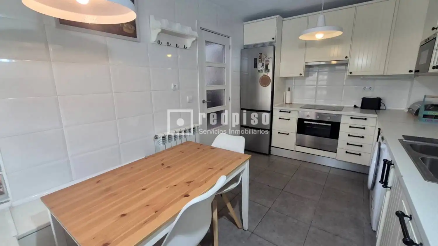 Cuina de Dúplex en venda en Getafe amb Aire condicionat, Calefacció i Jardí privat