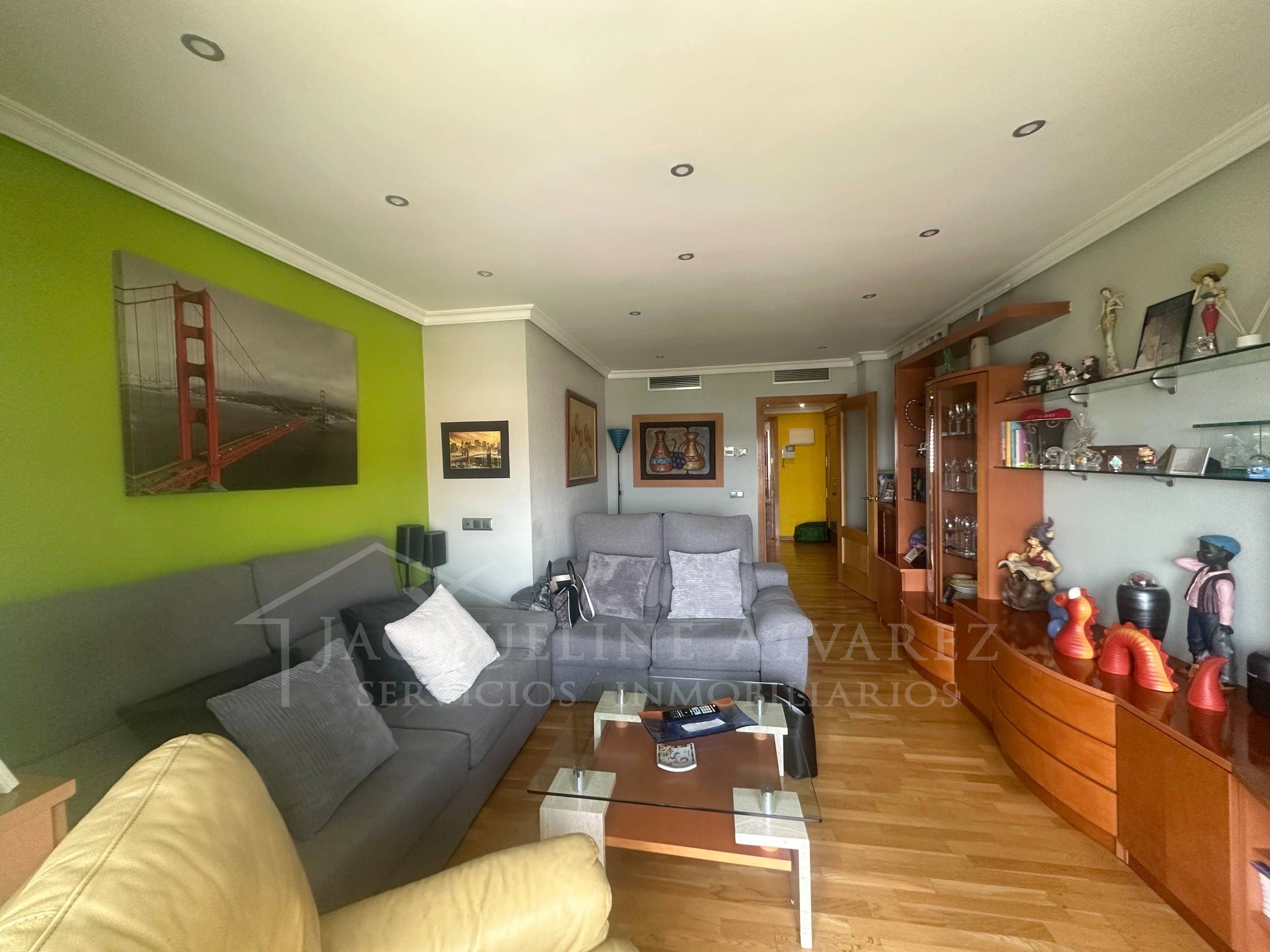 Living room of Flat for sale in  Madrid Capital  with Air Conditioner, Heating and Storage room