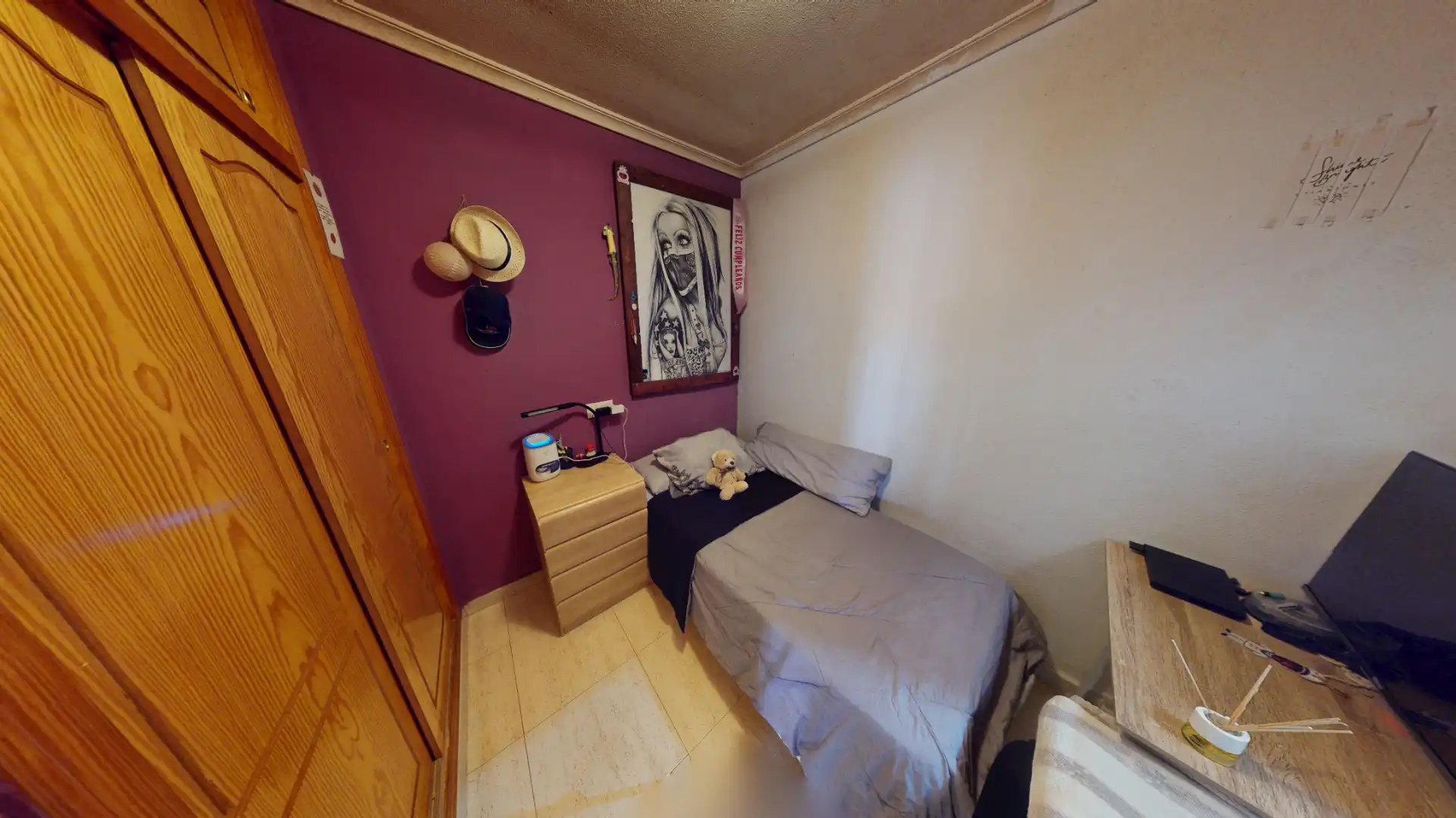 Habitación de Casa adosada en venta en Santa Pola con Aire acondicionado, Calefacción y Terraza