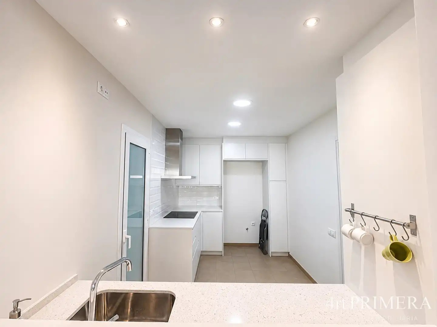 Küche von Wohnung zum Verkauf in Granollers mit Heizung, Parkett und Ofen