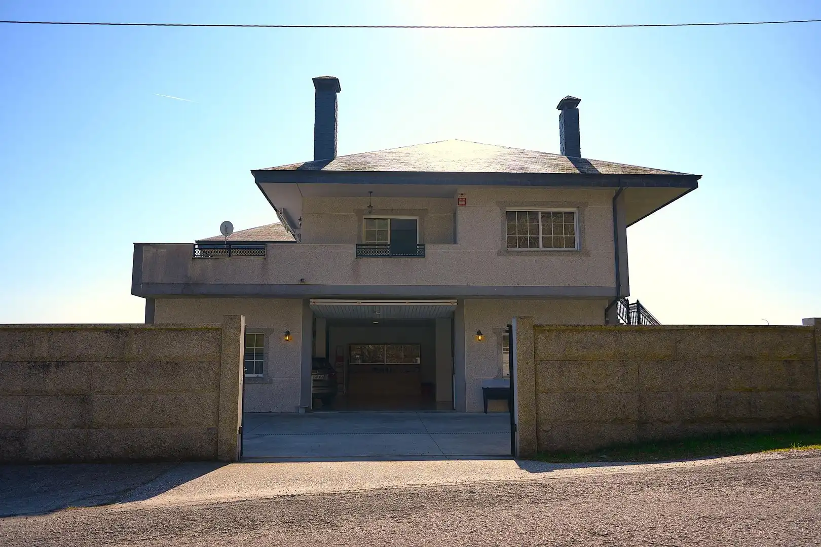 Vista exterior de Casa o chalet en venta en A Estrada 
