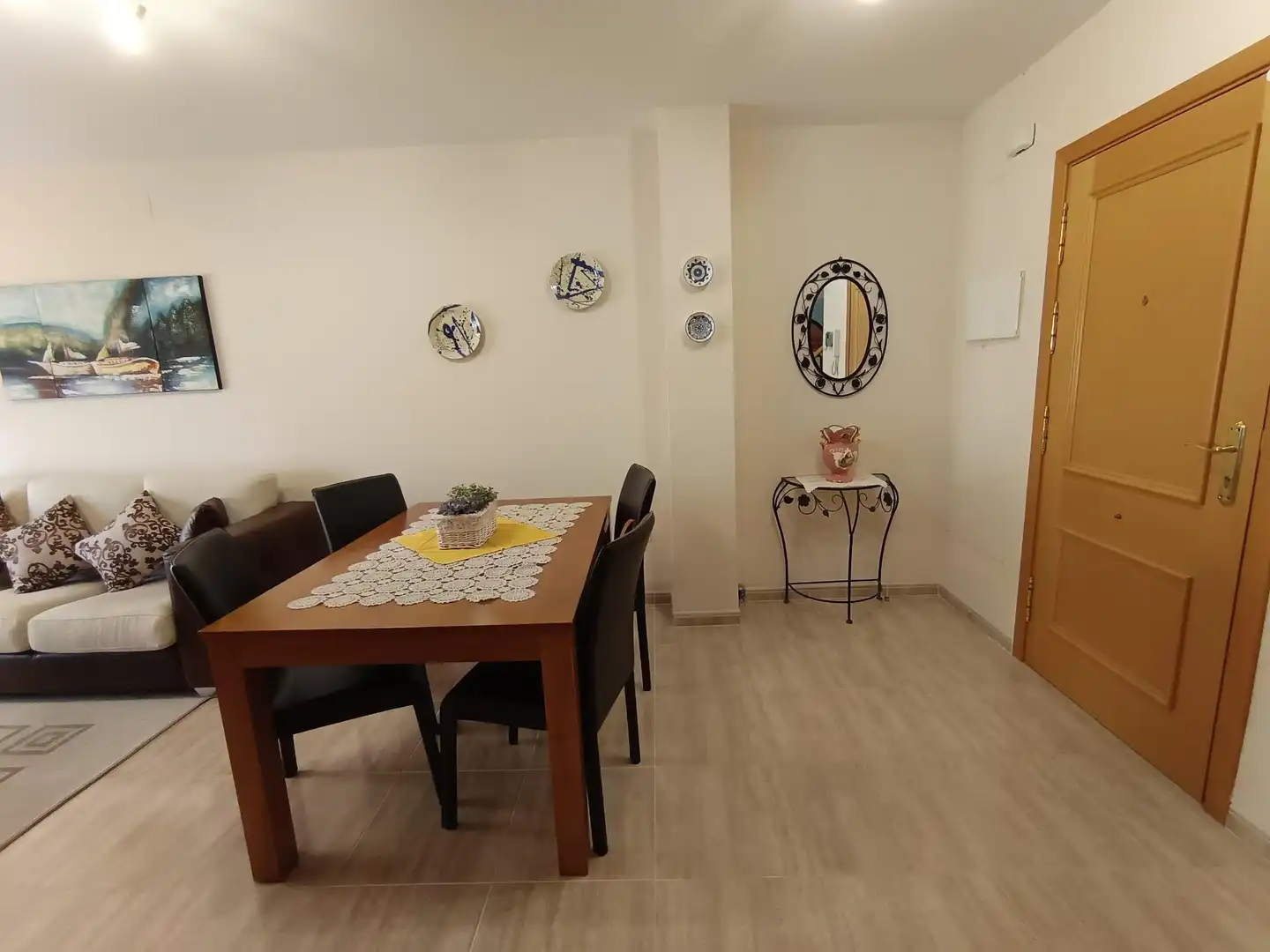 Dining room of Duplexes for sale in L'Ampolla  with Air Conditioner, Terrace and Furnished
