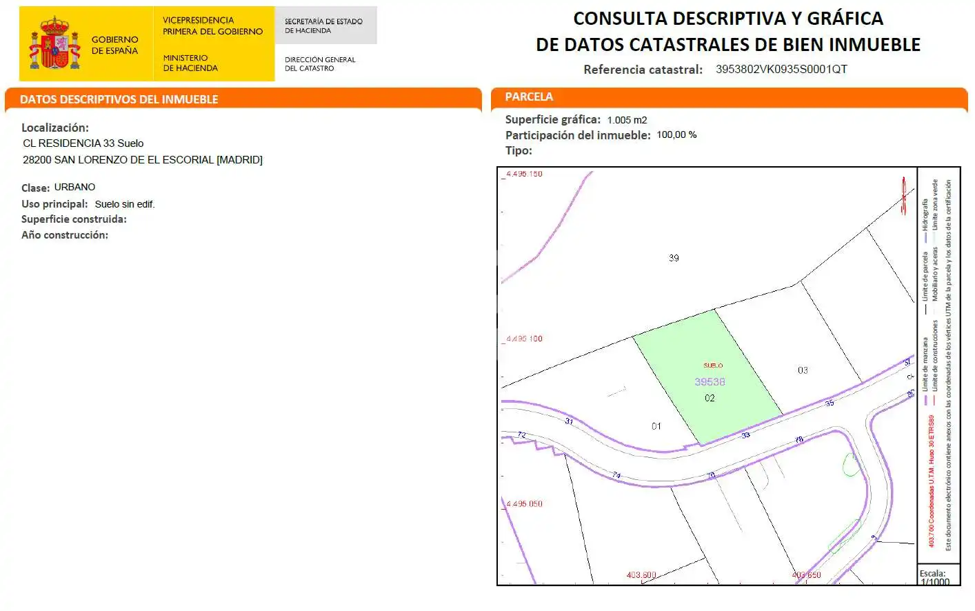 Terreny residencial en venda a Zaburdón - Monte Escorial, imagen 5
