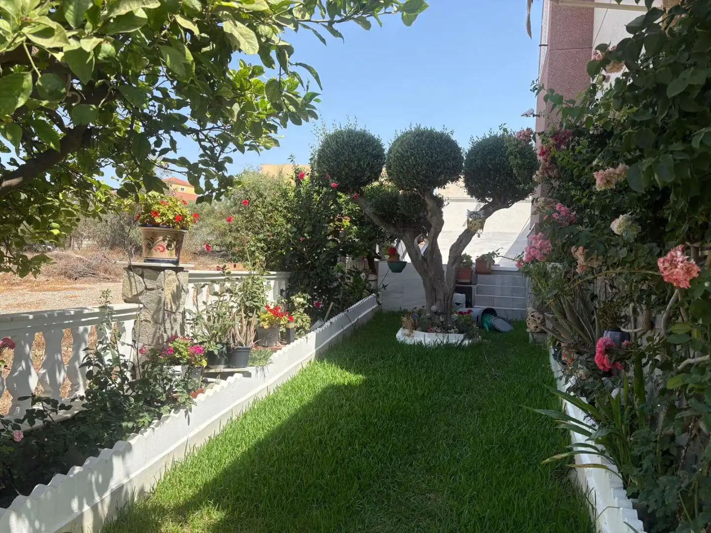 Jardín de Casa adosada en venta en Pulpí con Aire acondicionado, Terraza y Piscina