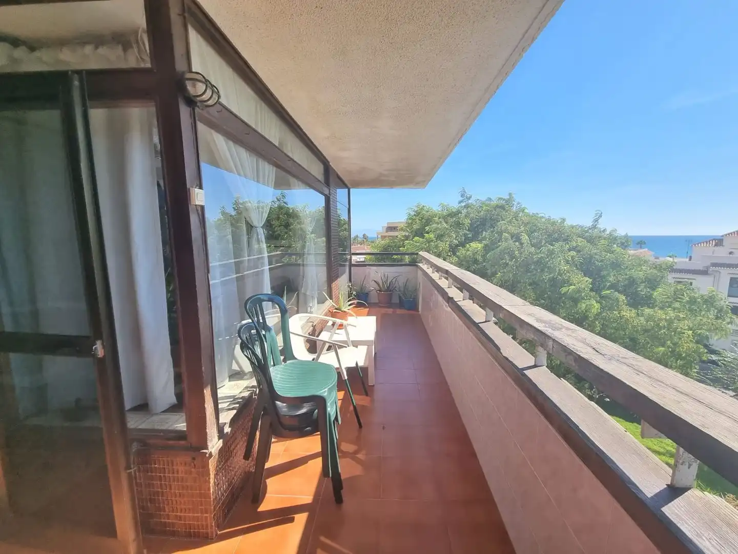 Balcony of Flat for sale in Playamar - Benyamina