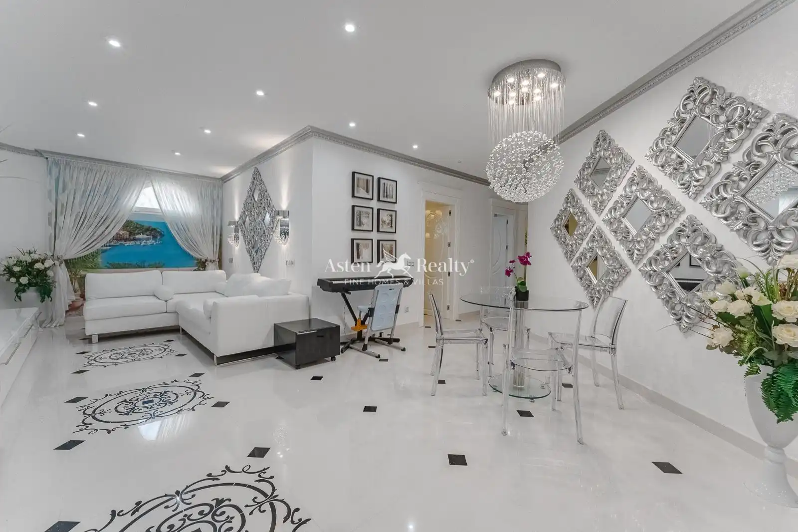 Sala de estar de Casa o chalet en venta en Adeje con Aire acondicionado, Terraza y Trastero