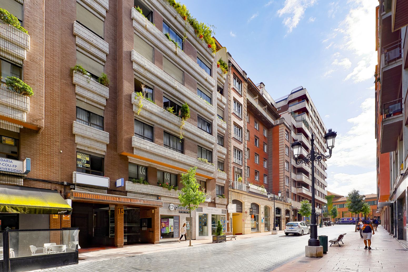 Exterior view of Flat for sale in Oviedo   with Heating, Parquet flooring and Terrace