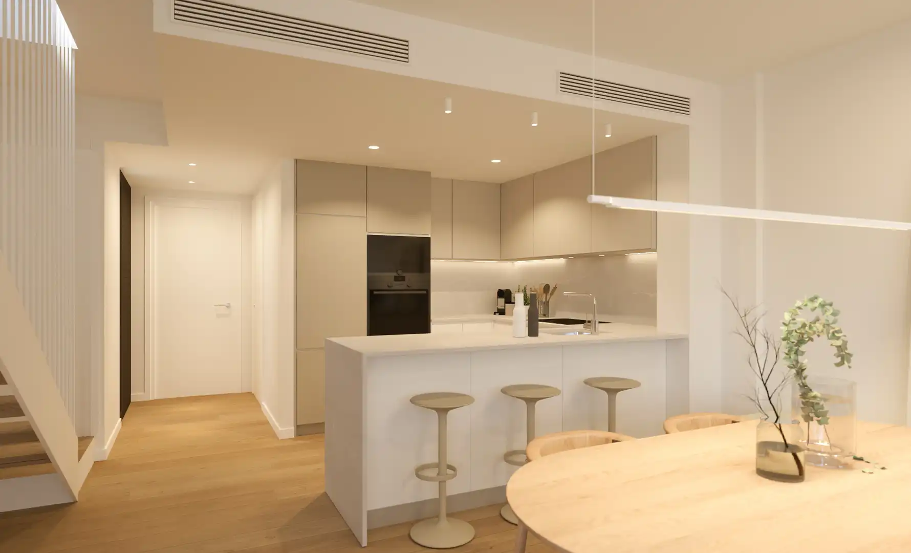Cocina de Casa o chalet en venta en Mont-roig del Camp con Aire acondicionado, Calefacción y Jardín privado