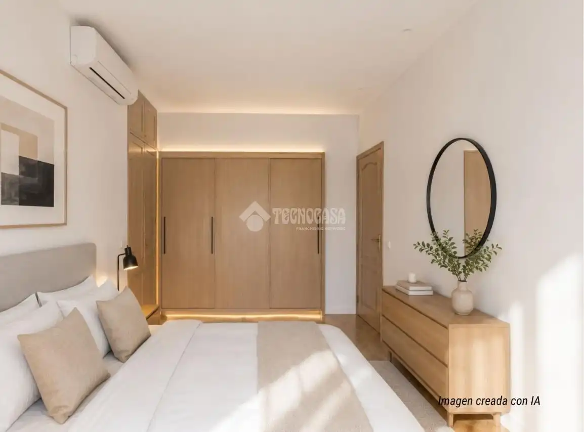 Bedroom of Flat for sale in Madrid  with Air Conditioner, Heating and Parquet flooring
