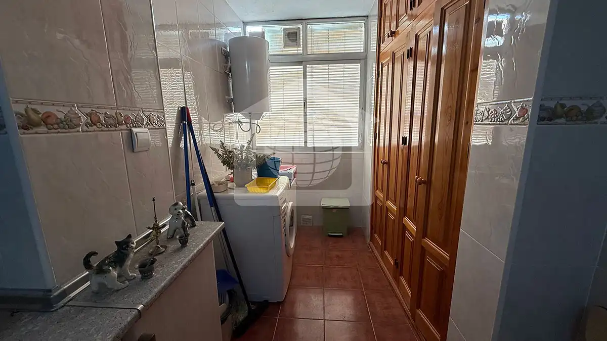 Kitchen of Flat for sale in Málaga  with Terrace and Furnished