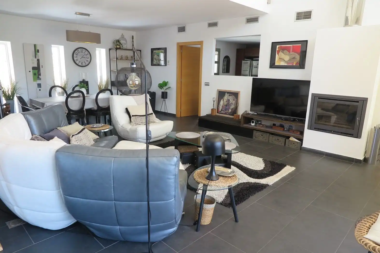 Sala de estar de Casa o chalet en venta en Altea con Aire acondicionado, Calefacción y Jardín privado
