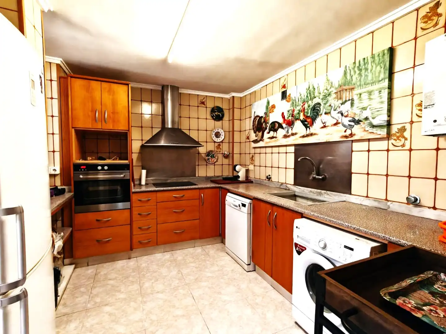 Kitchen of Flat for sale in Massamagrell  with Heating, Furnished and Oven