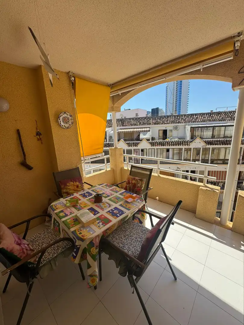 Terrasse von Wohnungen zum Verkauf in Calpe / Calp mit Klimaanlage, Terrasse und Möbliert