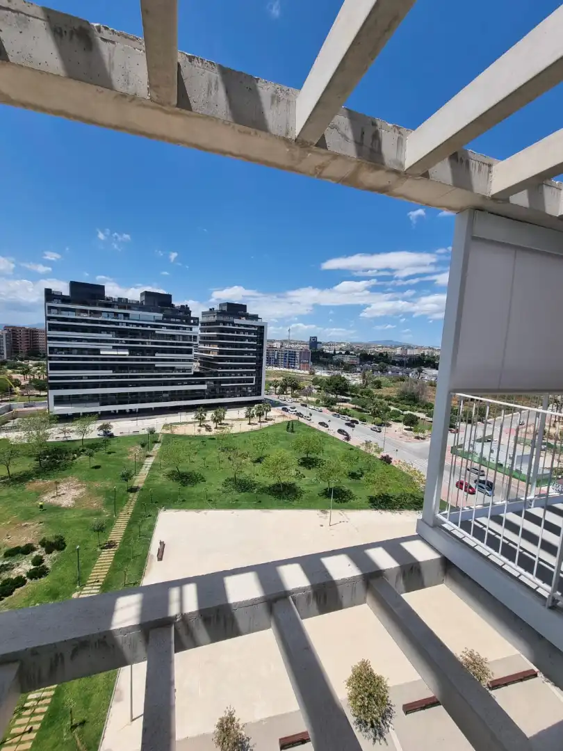 Außenansicht von Wohnung zur Miete in Murcia mit Klimaanlage, Heizung und Möbliert