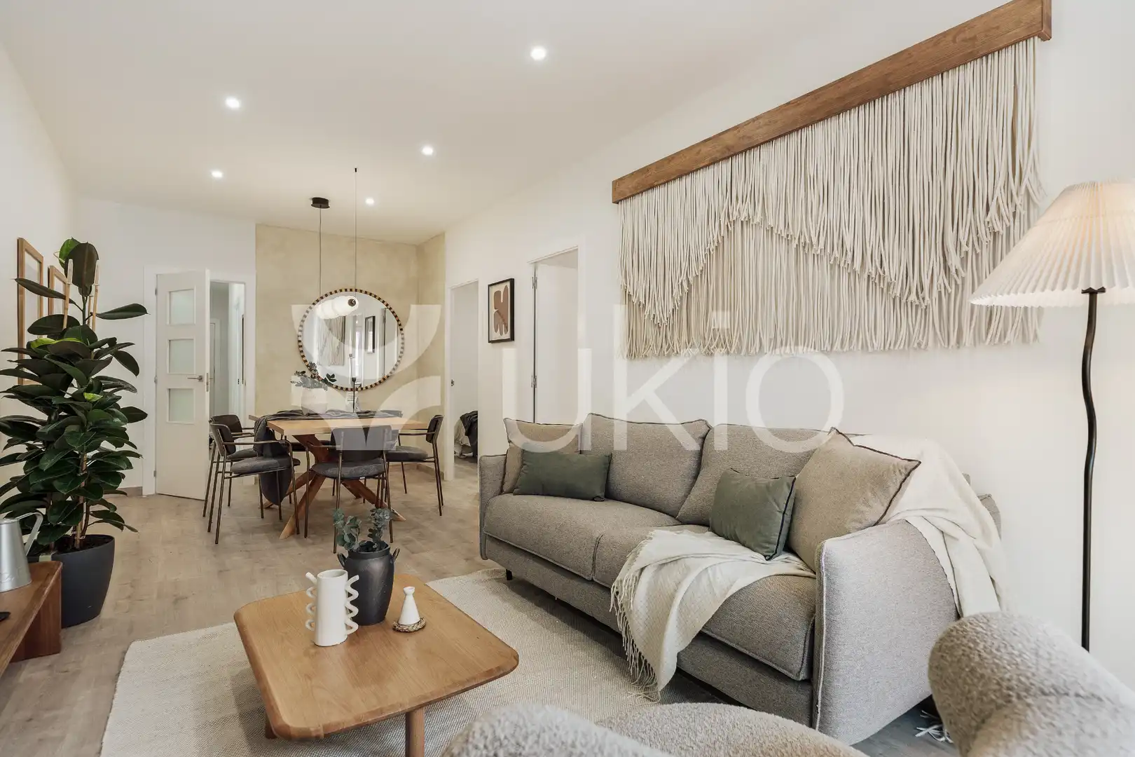 Living room of Apartments for rent in Barcelona  with Air Conditioner, Heating and Furnished