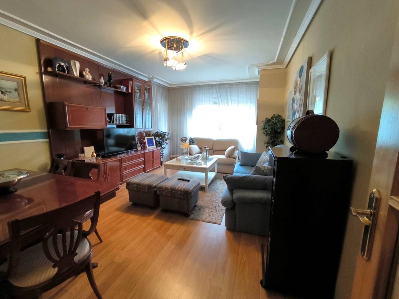 Living room of Flat for sale in  Albacete Capital  with Heating, Storage room and Balcony