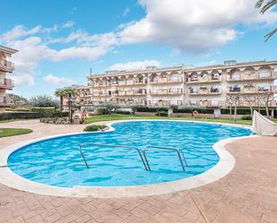 Swimming pool of Planta baja for sale in Sant Carles de la Ràpita  with Air Conditioner, Heating and Private garden