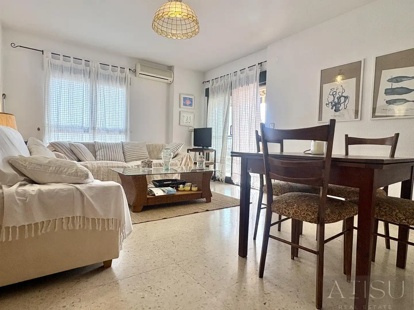 Living room of Flat for sale in El Campello  with Air Conditioner, Heating and Terrace