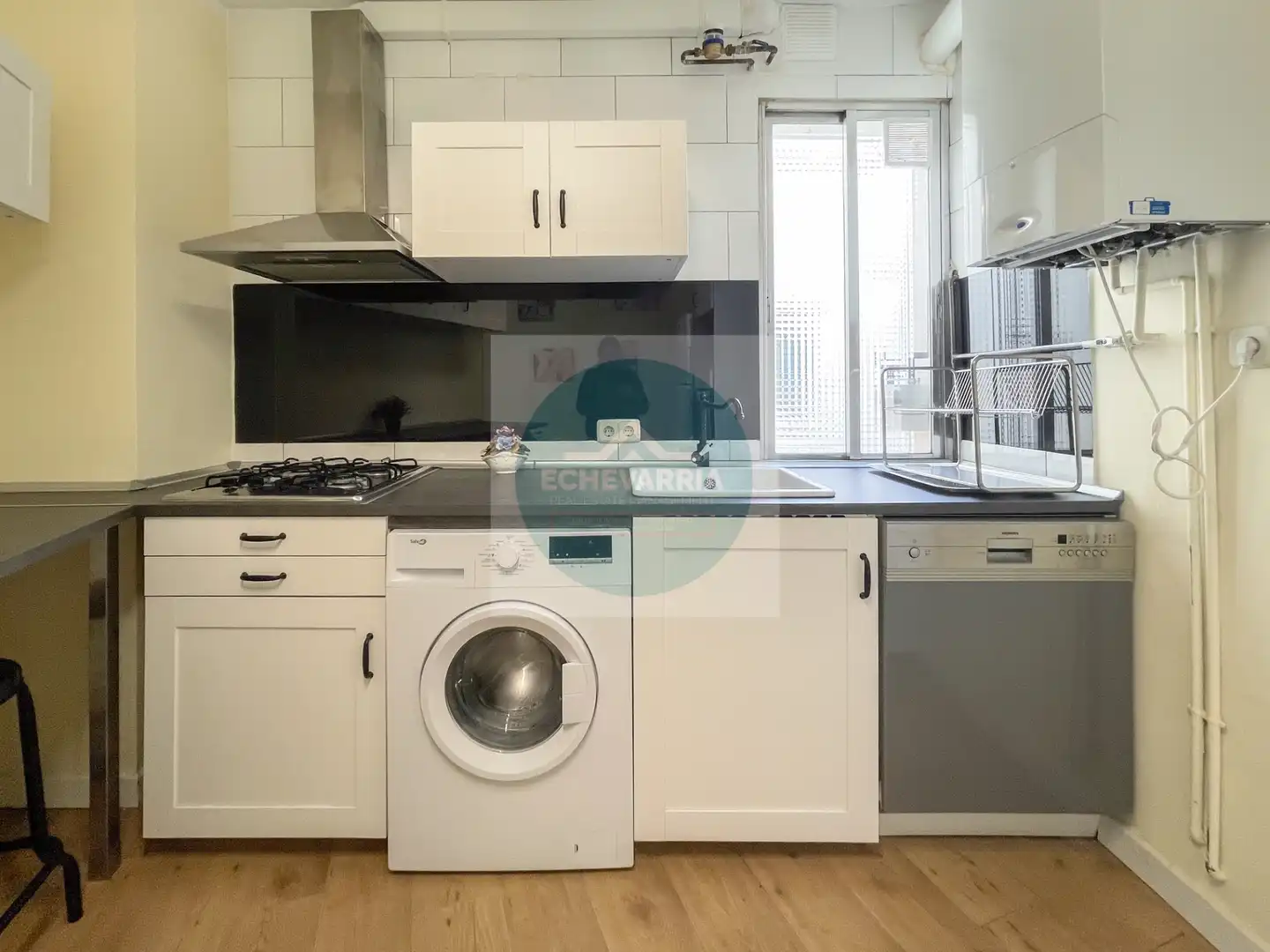 Kitchen of Attic for rent in Madrid  with Air Conditioner, Heating and Terrace