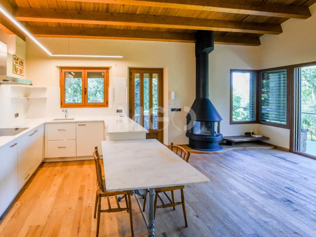 Küche von Country house zum Verkauf in Sant Julià de Vilatorta mit Heizung, Privatgarten und Terrasse