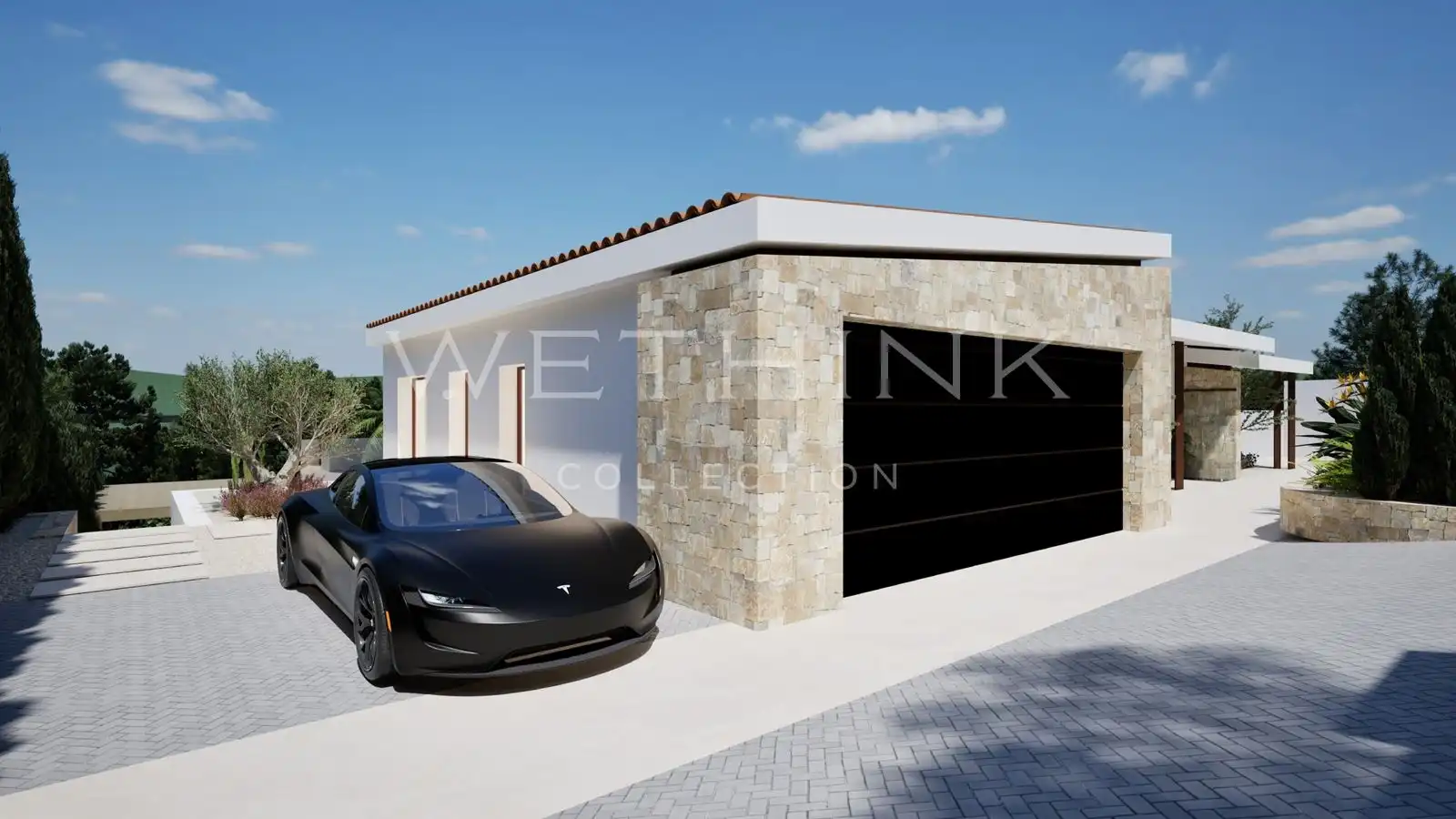 Vista exterior de Casa o chalet en venta en Altea con Aire acondicionado, Jardín privado y Terraza