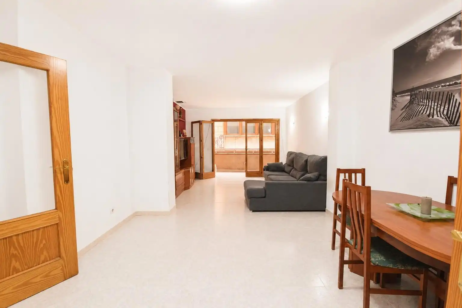 Living room of Flat for sale in Sa Pobla  with Terrace and Balcony