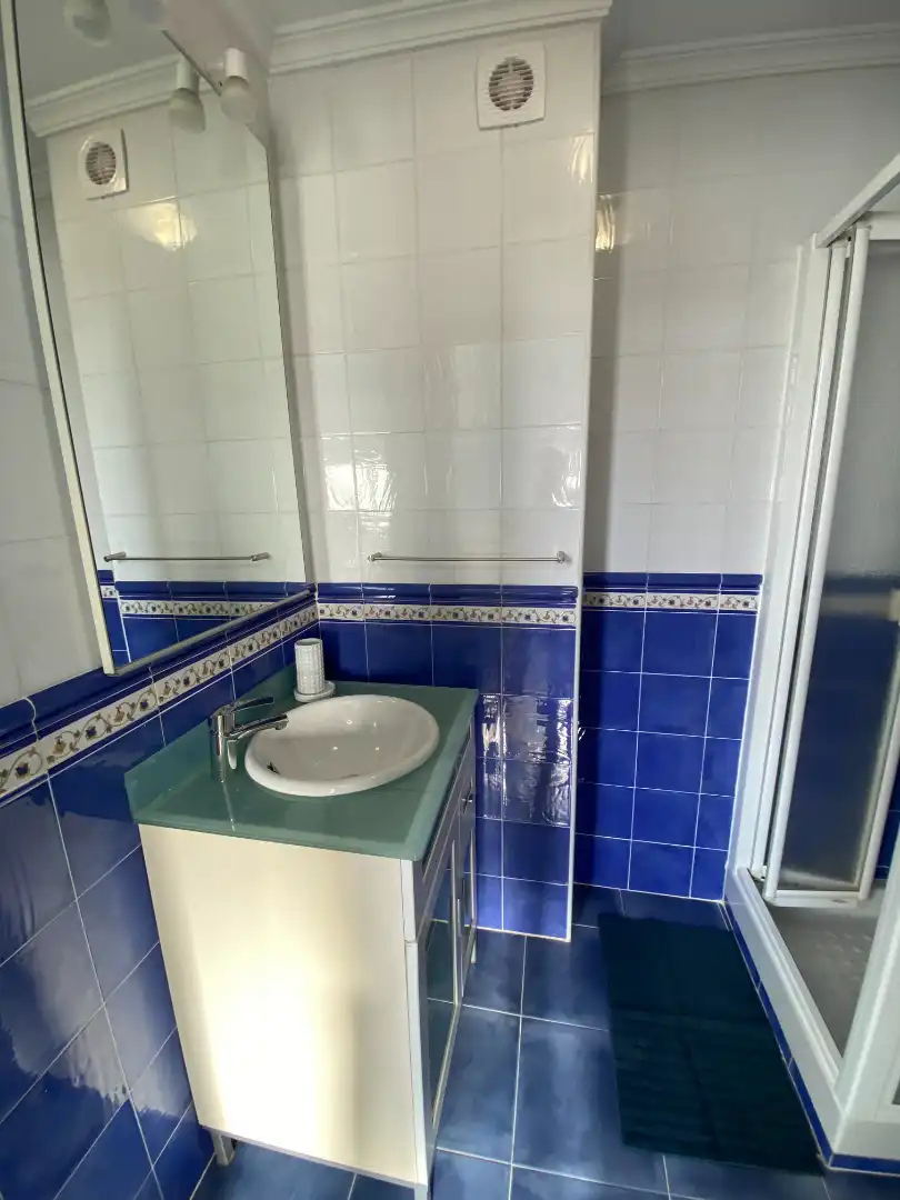 Badezimmer von Wohnung zur Miete in Málaga mit Klimaanlage, Terrasse und Möbliert