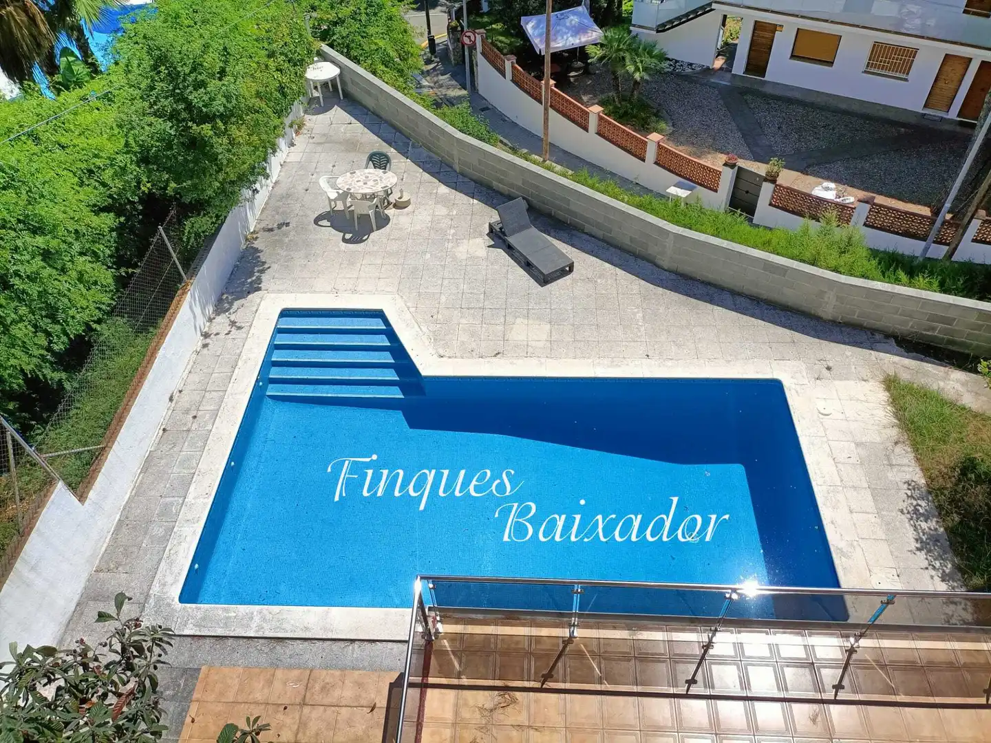 Piscina de Casa adosada de alquiler en Castelldefels con Calefacción, Terraza y Amueblado