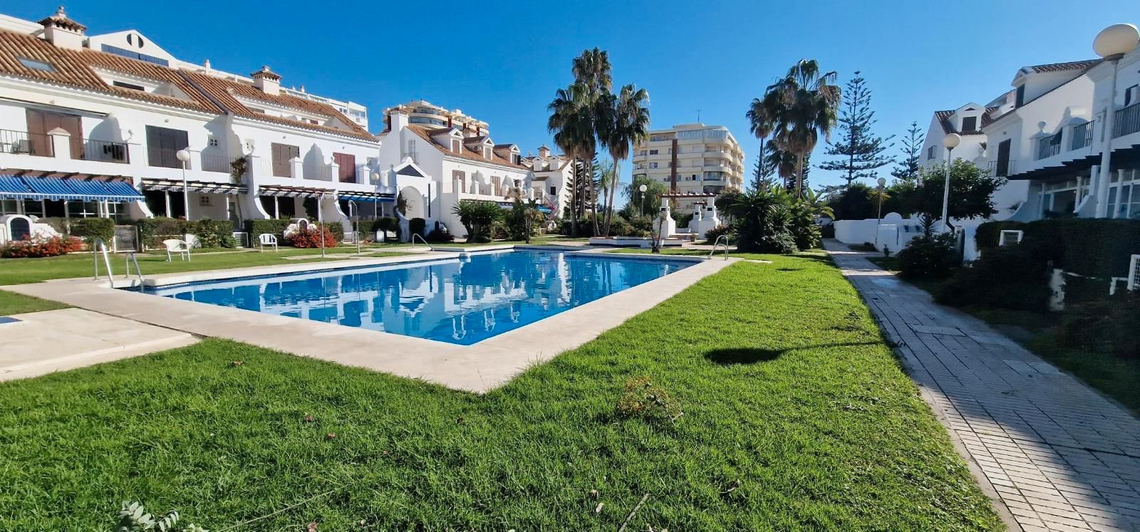 Garden of Single-family semi-detached for sale in Fuengirola  with Air Conditioner, Terrace and Furnished