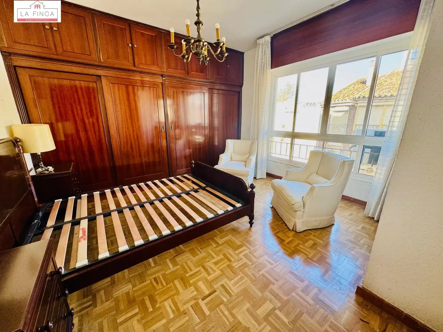 Bedroom of Flat for sale in Málaga  with Air Conditioner and Parquet flooring