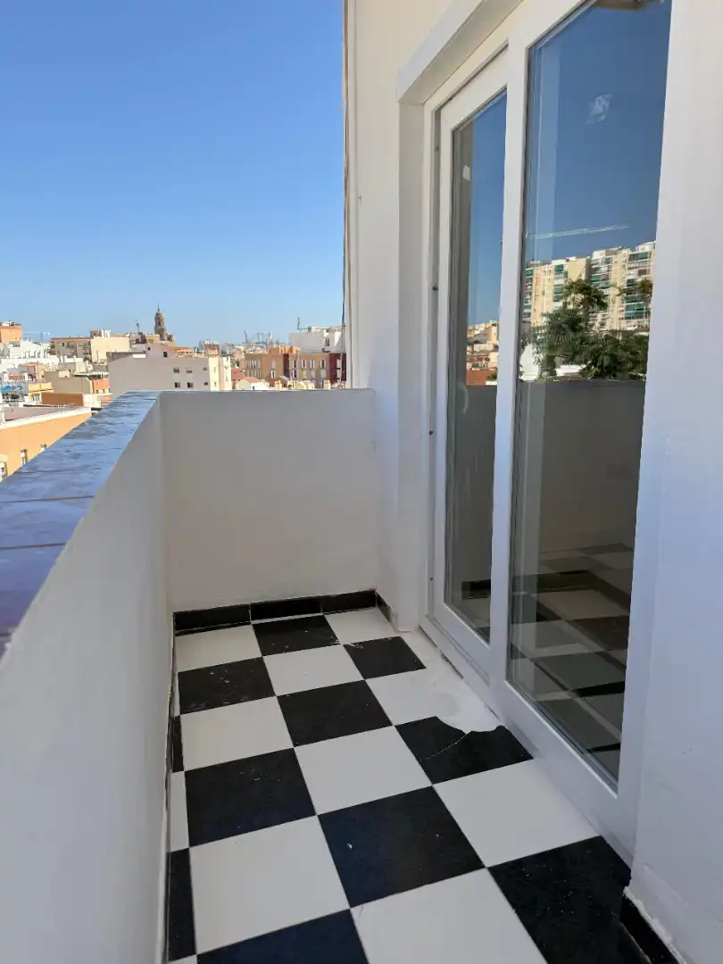 Balcony of Flat for sale in Málaga  with Air Conditioner, Heating and Terrace
