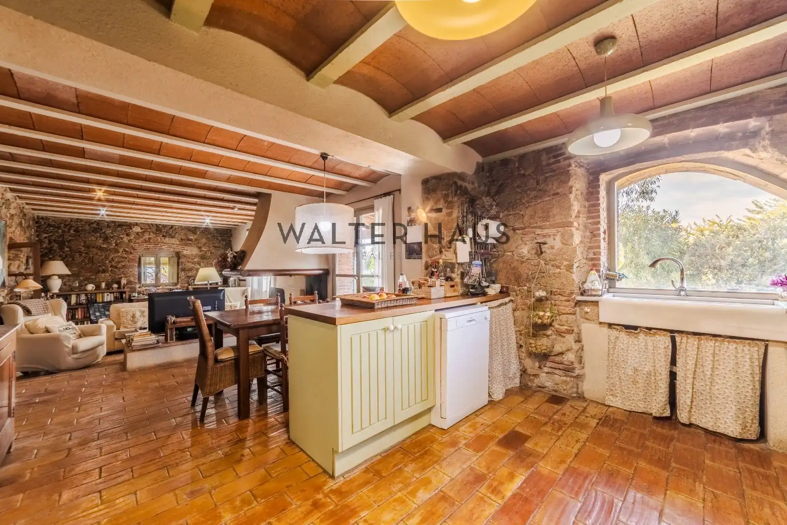 Kitchen of Houses for sale in Lloret de Mar  with Air Conditioner, Heating and Private garden
