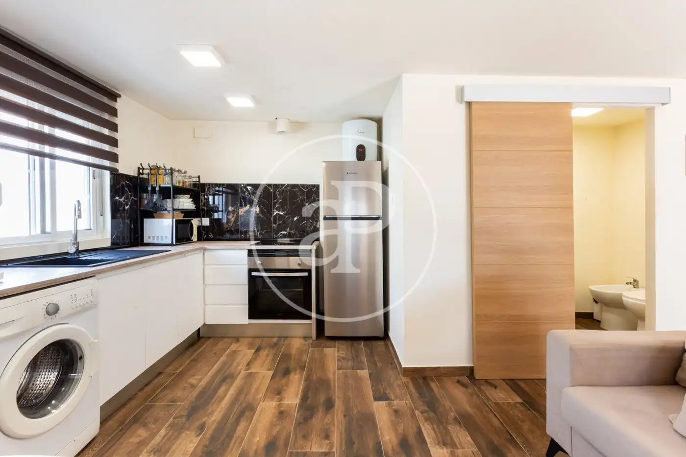 Cocina de Casa o chalet en venta en La Pobla de Vallbona con Aire acondicionado, Jardín privado y Terraza
