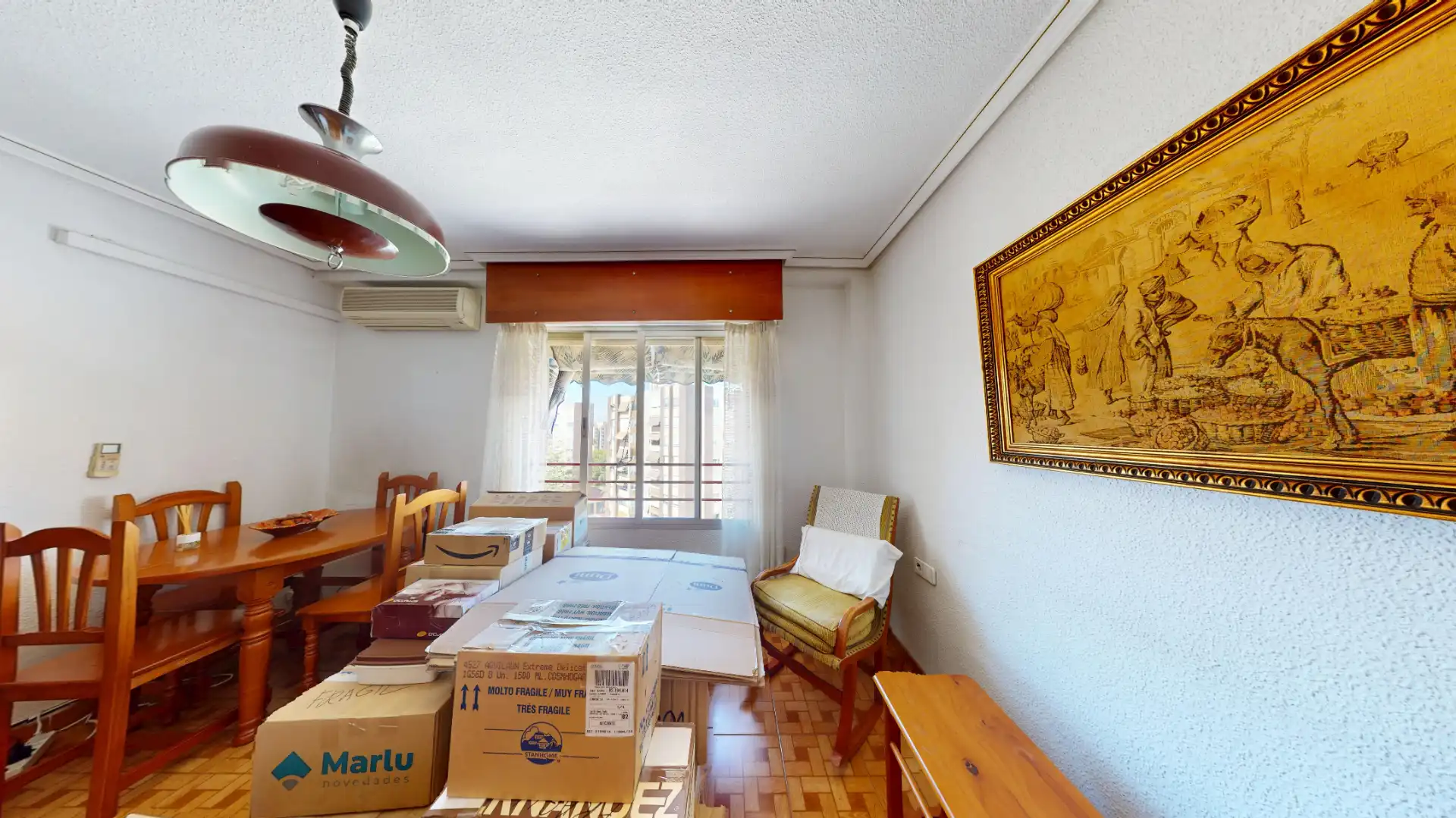 Sala de estar de Piso en venta en Alicante / Alacant con Aire acondicionado, Terraza y Amueblado